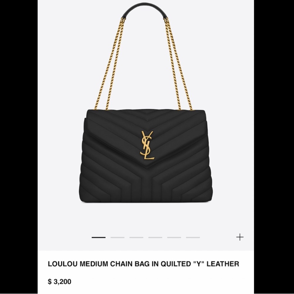 AUTHENTIC YSL MEDIUM MNG LOULOU